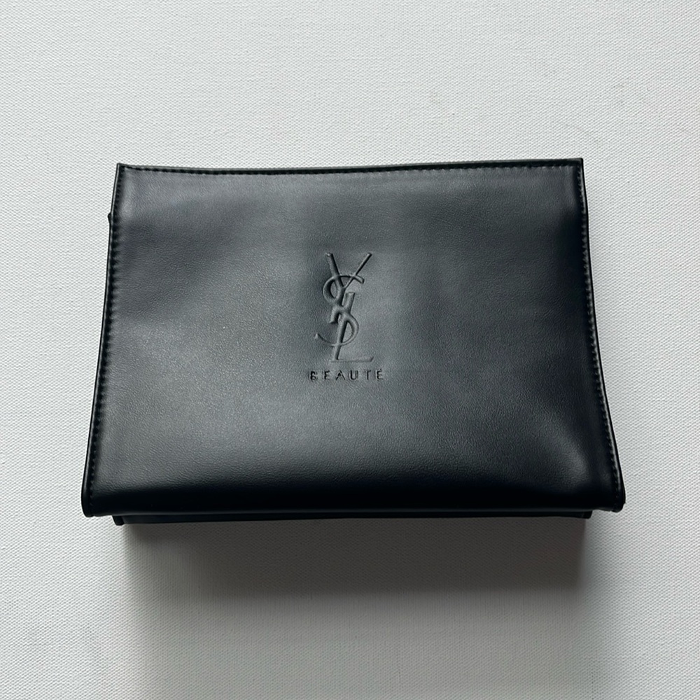 YSL YVES SAINT LAURENT BEAUTÉ Beauty Black Makeup Bag Toiletry Cosmetic …
